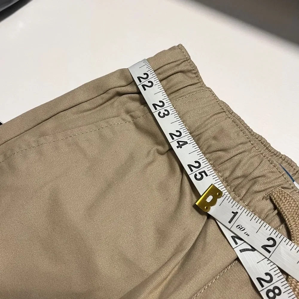 NWT Boys Khakis Pull on Straight Pants Sz M (8)